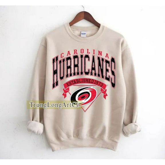 Carolina Hockey Sweatshirt Crewneck, Vintage Hurricanes shirt, Carolina Hockey Fan shirt, Hockey Tee, Hurricanes Sweatshirt