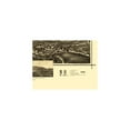 thumbnail image 4 of Historic Panoramic View - Greenville New Hampshire - Burleigh 1886 - 30.47 x 23 - Vintage Wall Art, 4 of 5