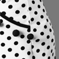 thumbnail image 4 of Babysbule Skirt for Women Plus Size Fashion Women Casual Polka Dot Botton Ruffles Tight-Fitting Hip Party Skirt, 4 of 8
