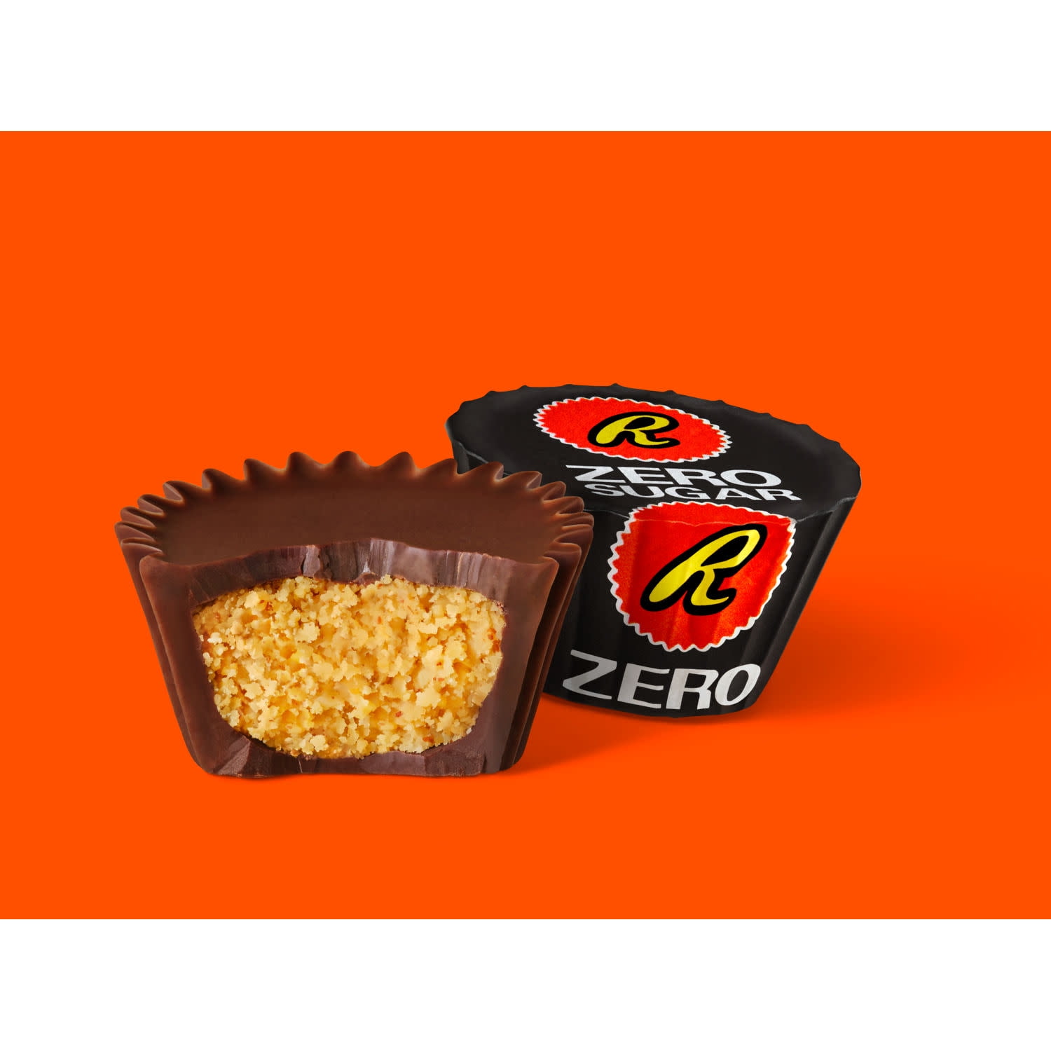 (3 pack) Reese's Zero Sugar Miniatures Dark Chocolate Peanut Butter Cups Candy, Bag 5.1 oz