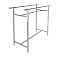 thumbnail image 2 of Adjustable Double Bar Clothing Rack - Silver Metal Garment Rack for Closet & Bedroom - Foldable Design - Easy Assembly - Multi-Use for Clothes, Shoes & Accessories, 2 of 2