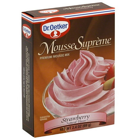 Dr Oetker Strawberry Instant Premium Mousse Supreme Mix 2 4 Oz Departments