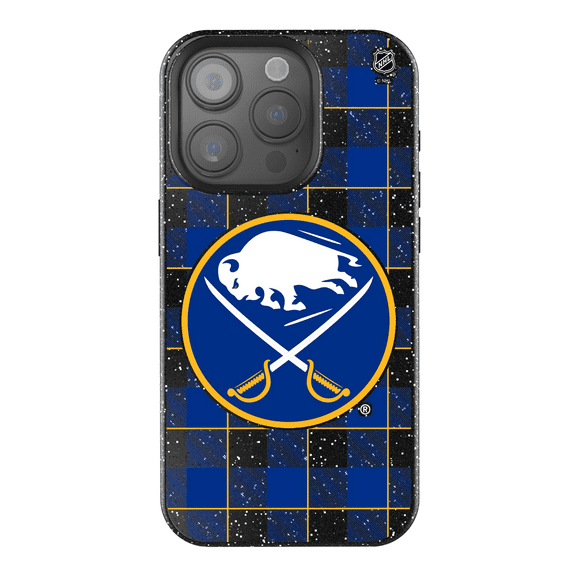 Keyscaper Buffalo Sabres Plaid Bling iPhone Case