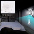 thumbnail image 3 of Jinsinto Lampe LED Moderne Étanche Intérieure et Extérieure ip65 Blanche 18 x 18 x 4,5 cm, 3 of 5