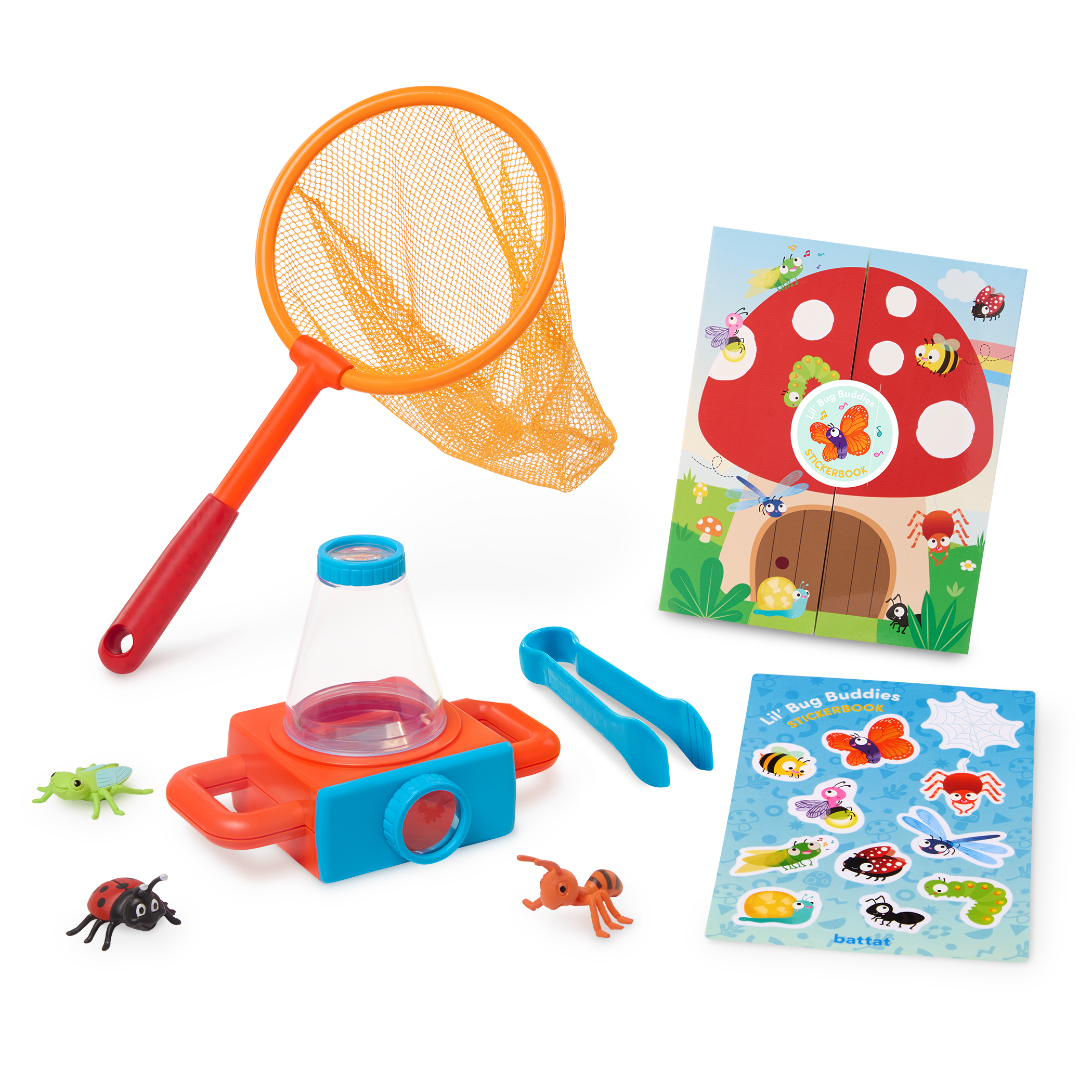 Battat Insect Inspector 2-Way Bug Viewer Magnifier Kit & Catching Accessories Outdoor Activity for 3 Years +