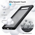 thumbnail image 4 of Designed for Pixel 7a Case, Shockproof Bumper Case for Google Pixel 7a, Slim Anti-Scratch Translucent Matte Hard PC Back & Soft Edge Protective Cover for Pixel 7a 6.1", Black, 4 of 13