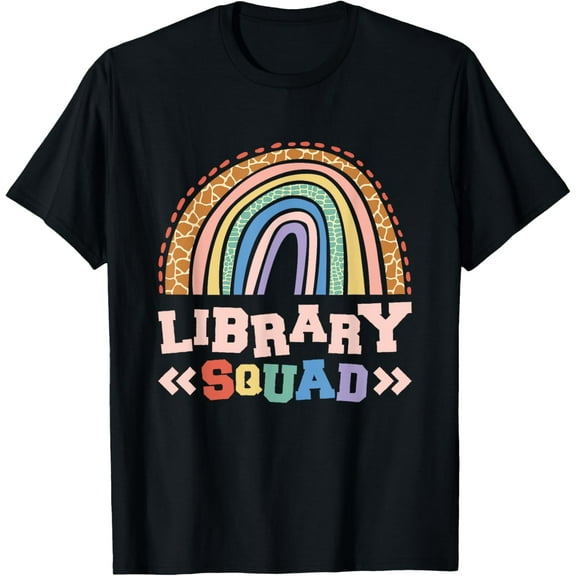 Library Squad, Reading Books And Bookworm Library Day T-Shirt