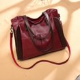 thumbnail image 1 of Bolso de hombro de lona de estilo de gran capacidad para mujer, bolso de mano de moda, bolso de mano sencillo, 1 of 5