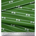 thumbnail image 3 of Soimoi Green Velvet Fabric Bow & Stripe Fabric Prints By Yard 58 Inch Wide, 3 of 3