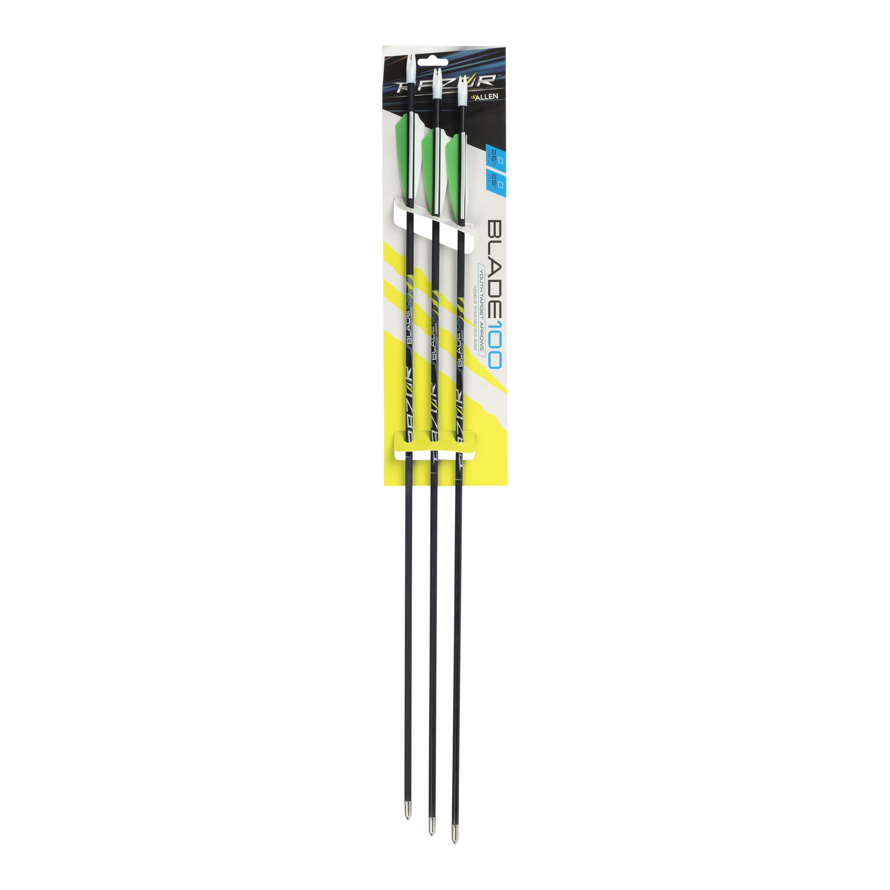 Razor Blade100 Youth Arrows, 3-Pack, 26