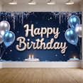 thumbnail image 3 of Colorful Theme Banner Balloon Decoration Cheerful Background for Birthday Party Indoor Decoration Photo Shoot, 3 of 9