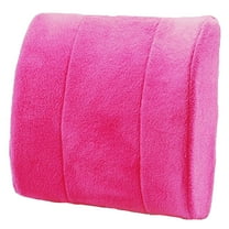Fine Life Battery-Powered Back Massage Pillow Cushion, Pink
