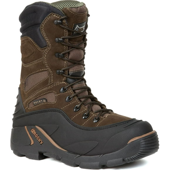 Bota de caza Rocky Blizzard Stalker Pro para hombre, color marrón y negro