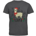 thumbnail image 1 of Christmas Fa La Llama Mens T Shirt, 1 of 1
