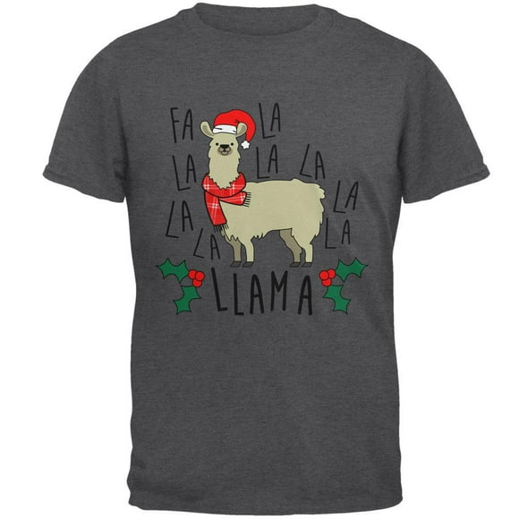 T-shirt de Noël pour Hommes Fa la Lama