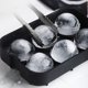 thumbnail image 3 of 2 cubiteras grandes, cubiteras de silicona, 6 compartimentos, cubiteras grandes, apilables, cubiteras para cócteles de whisky, 3 of 5