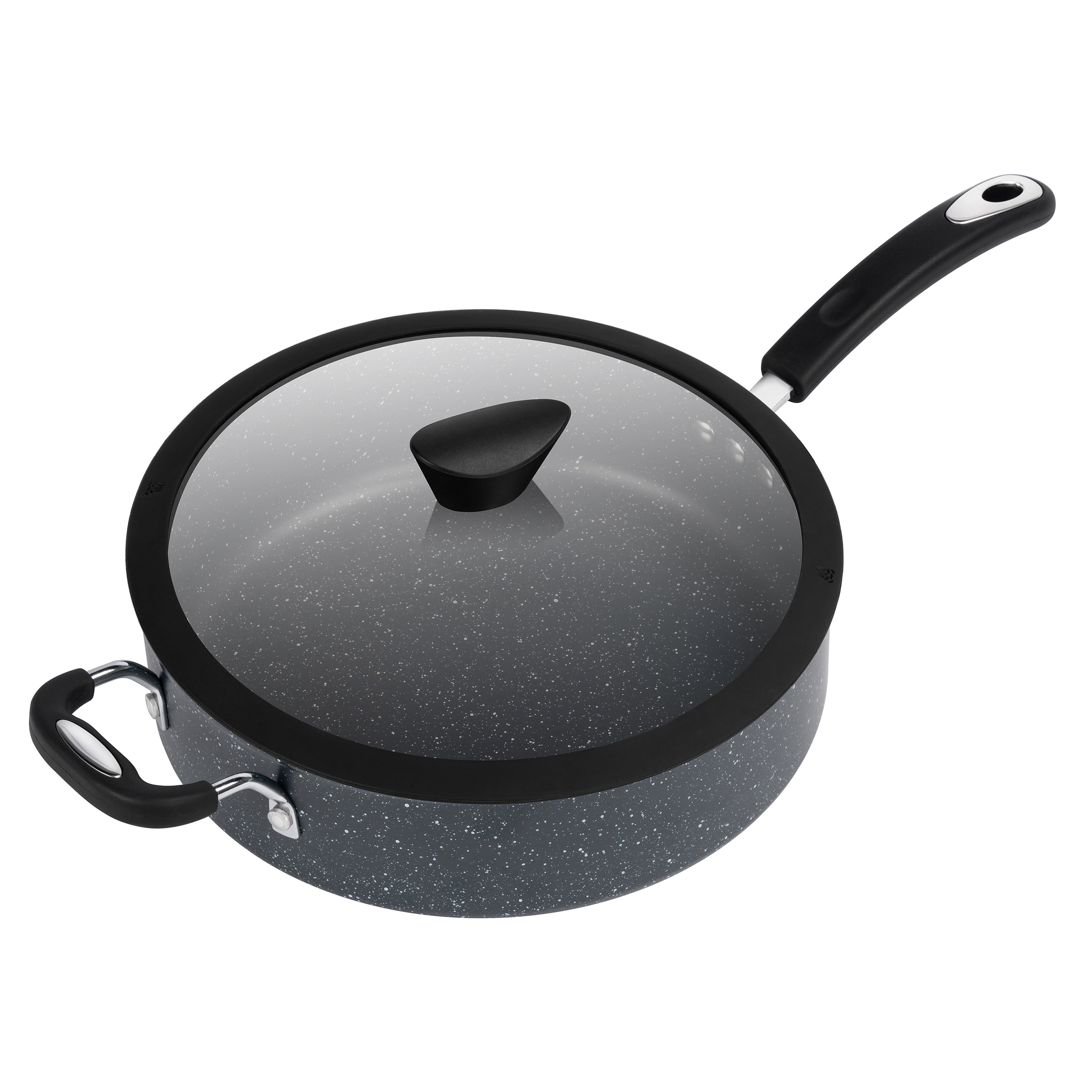 The All-In-One Stone Saucepan and Cooking Pot by Ozeri -- 100% APEO, GenX,  PFBS, PFOS, PFOA,, 3.0 L (3.2 Quart) - Foods Co.