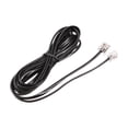 thumbnail image 4 of Cable de extensión telefónico Unique Bargains RJ11 6P4C macho a macho 9,84 Pies 2uds, 4 of 5