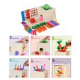 thumbnail image 3 of Caja Montessori, juguete de madera, juego de juguete de enchufe a juego, desarrollo sensorial, ayudas de aprendizaje temprano en, 3 of 4