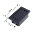 thumbnail image 2 of 9V Battery Case Holder for Active Guitar Bass Pickup Electronics Black, 2 of 5