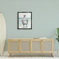 thumbnail image 3 of Stupell Industries Pelican Bird Standing Beach Sand Grain Pattern Graphic Art Jet Black Floating Framed Canvas Print Wall Art, Design by Patricia Pinto, 3 of 8