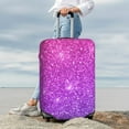 thumbnail image 6 of Picia Pink Purple Glitter Luggage Protector Cover Thicken Suitcase Protector Cover Fit 18-32 Inch Luggage-Small, 6 of 9