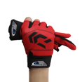 thumbnail image 5 of Guantes de pesca con logotipo impreso, resistentes al desgaste, para primavera y verano, finos, con fugas, de tres dedos, 5 of 5