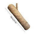 thumbnail image 3 of A Lifelike Tree Stump Bolster Pillow Soft Faux Wood Log Body Pillow For Couch Realistic Wood Grain Decorative Pillow For Bedroom Living Room Version A 35.4 Inches, 3 of 7