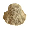 thumbnail image 3 of Womens Sun Hats Wide Brim Summer Beach Hat for Women Foldable Travel Straw Hat, 3 of 3