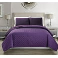 thumbnail image 2 of Victoria Embossed Ultra Soft Reversible Bedspread Set, 2 of 2