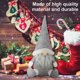thumbnail image 4 of Muñeca sin rostro Navidad decorativa Papá Noel Adorno de tela Muñeca hecha a mano para decoración navideña, Gris seitruly HA000596-01, 4 of 6