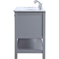 thumbnail image 5 of Elegant Decor Metropolis 60" Double Sink Marble Top Bathroom Vanity in Gray, 5 of 15