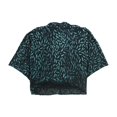 thumbnail image 2 of Alfani Blusa de dos tonos para mujer, negra, pequeña, 2 of 2