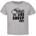 thumbnail image 1 of I Just Really Like Sheep Cute Toddler T Shirt, 1 of 1