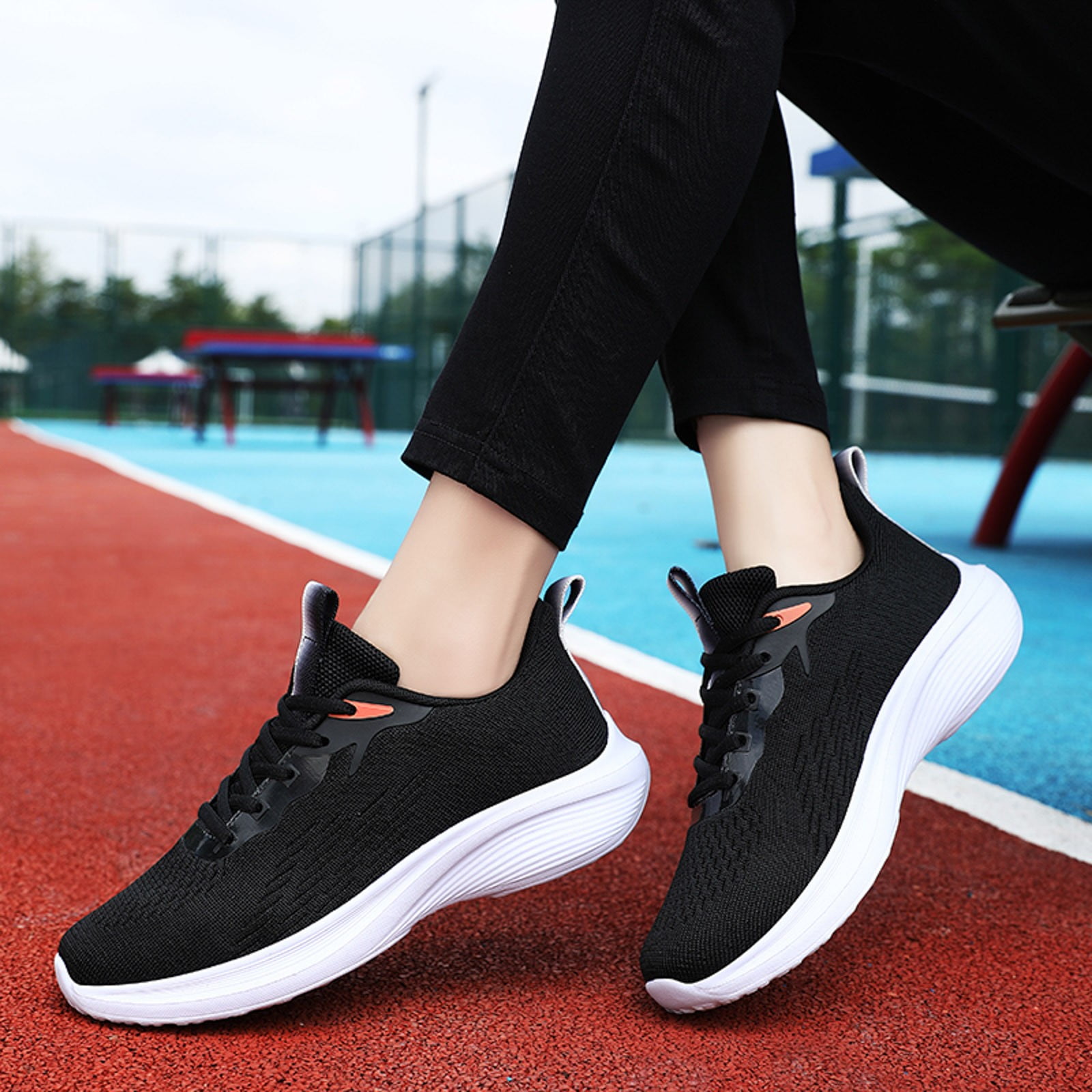 Black dressy sneakers womens deals