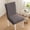 Dark Gray, variant on Stretch Chair Cover for Dining Room, Elastic Slipcover for Kitchen Seats, Washable Spandex Fabric, Elegant Protection & Decor for Home & Restaurant Dark Gray