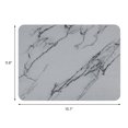 thumbnail image 6 of Unique Bargains Marbled Diatomaceous Stone Dish Drying Mat for Kitchen Gray, 6 of 6