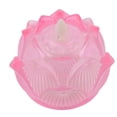 thumbnail image 3 of Flower Lamp,  Lamp Yellow Light LED Imitation Glass  For Office For Home Pink, 3 of 8