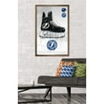 thumbnail image 2 of NHL Tampa Bay Lightning - Drip Skate 21 Wall Poster, 22.375" x 34", Framed, 2 of 3