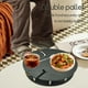 thumbnail image 2 of Plato reutilizable de primera calidad para aperitivos y vinos, para fiestas, Catering y uso doméstico, platos para bufé de cócteles con soporte para bebidas, 2 of 5
