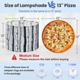 thumbnail image 2 of Linen Drum Lampshades Black White Birch Trees Bare Branches Forest 13"x13"x10" Light Shade for Table Lamps Floor Lamps Drum Lamp Shades Lampshade Replacement Assembly Required, 2 of 8
