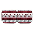 thumbnail image 7 of Xecao Buffalo Plaid Forest for Foldable Car Sun Shades (2-Pack) offer sun protection with an easy-fold design for convenient windshield shading., 7 of 7