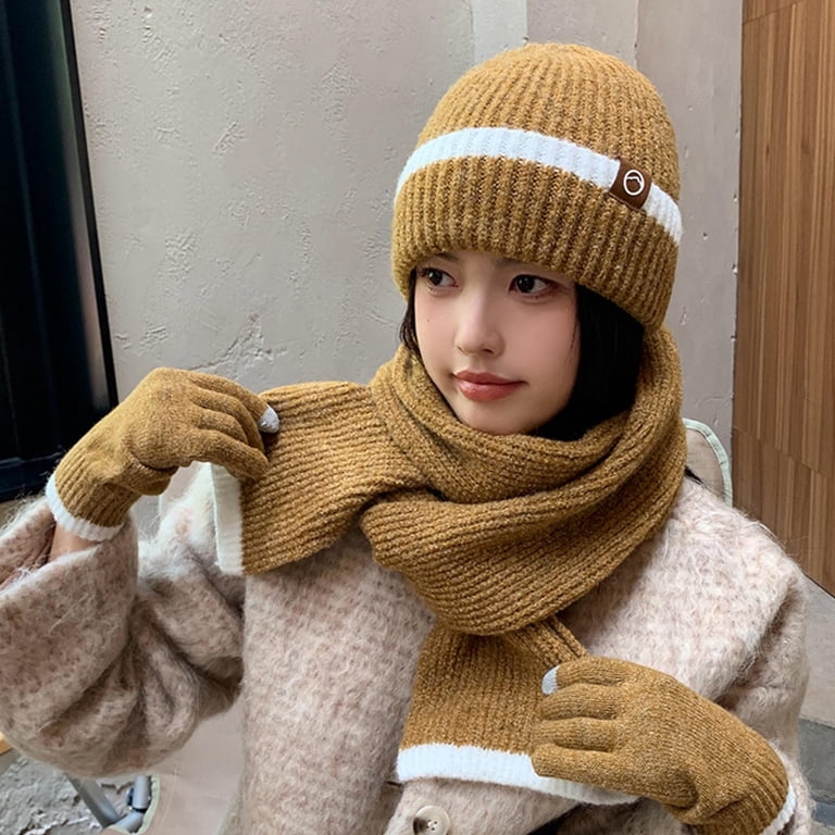 Winter Hats for Women Fleece Lined Beanie Knit Chunky Snow  display picture 3