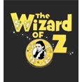 thumbnail image 5 of Wizard Of Oz Dorothy Vintage Logo Women's Black Crew Neck Short Sleeve Crop Tee-XXL, 5 of 5