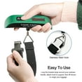 thumbnail image 4 of Travel Inspira Luggage Scale, Portable Digital Hanging Baggage Scale for Travel, Suitcase Weight Scale 110 Pounds, Battery Included Green, 4 of 7
