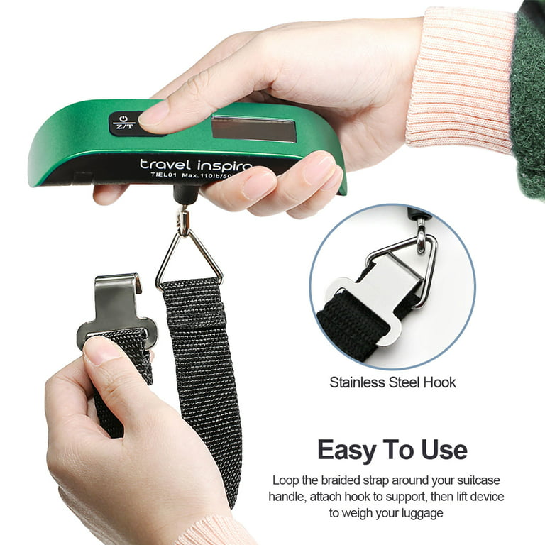 Review of travel inspira Luggage Scale, Portable Digital Hanging