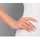 thumbnail image 4 of Pulsera de cadena de eslabones bolo ajustable bizantina de plata de ley 925 italiana de 4 mm para mujer hecha a mano en Italia, 4 of 5
