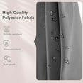 thumbnail image 5 of Costway Patio 9.5FT Square Cantilever Offset Hanging Umbrella 2-Tier 360° Outdoor Gray, 5 of 10