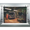 thumbnail image 1 of Old Garage Backdrops for Photography,9x6FT,Car Repair Backgrounds,Themed Party Photo Booth Studio Props LUZZ541, 1 of 5