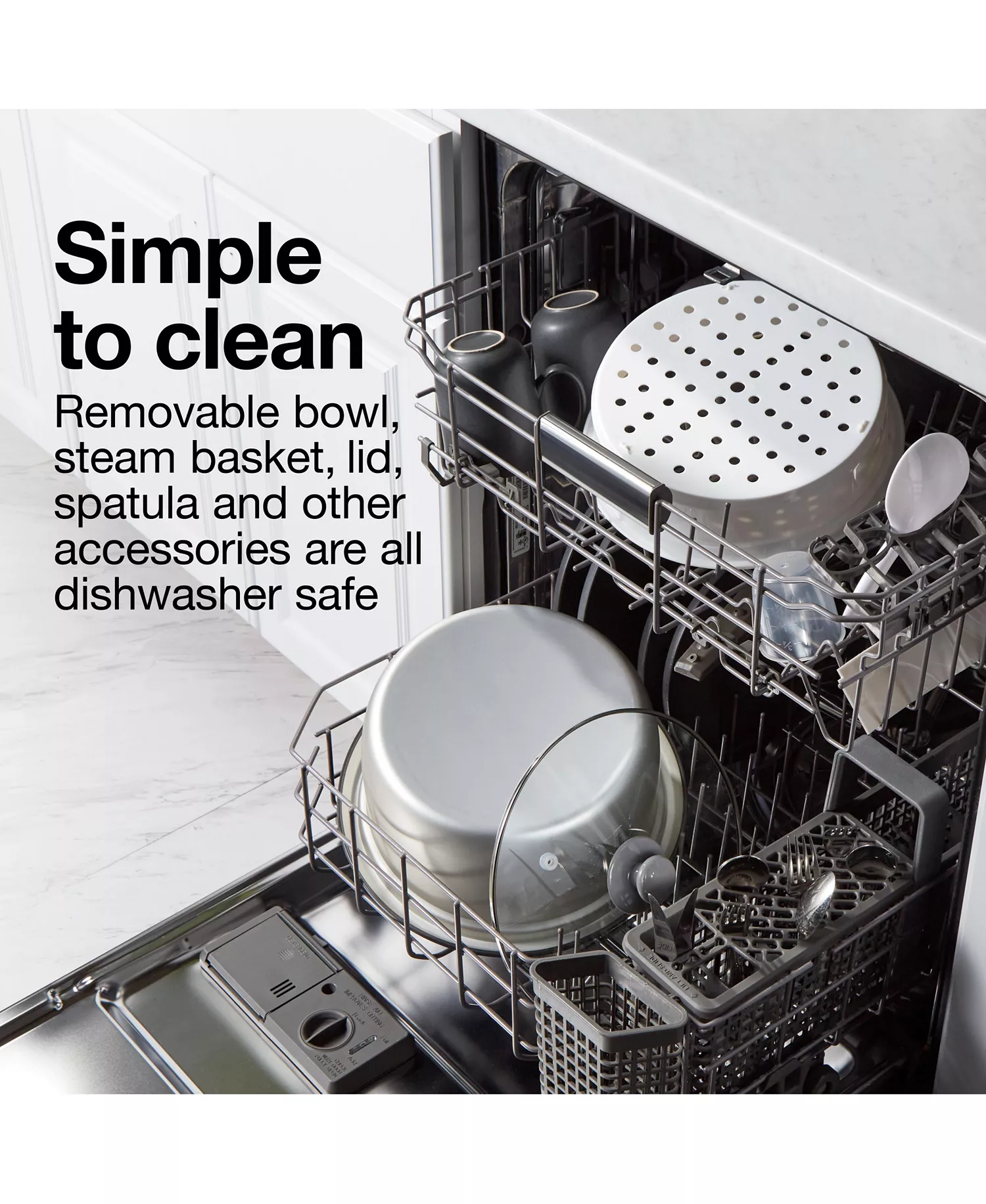 30 Cup Rice Cooker & Steamer with Versatile Steamer Basket
